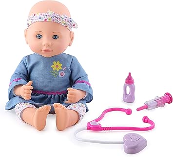 Interactive Baby Doll with Doctor Kit 
