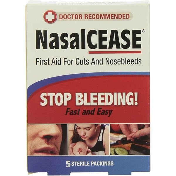 Amazon.com: Nasalcease FirstAid Nosebleeds, 0.75 Ounces Box (Pack