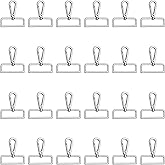 Framendino, 24 Pack Lobster Claw Swivel Clasps Metal D Ring Snap Hooks Trigger Lanyard Clasp Clips Hook for Keychain Jewelry DIY Crafts Purse Bag Making 2 Inch Silver