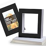 Acid Free 25 Pack 11x14 Pre-Cut Mat Board Show Kit