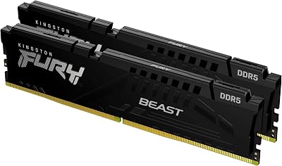 Kingston FURY Beast DDR5 32GB (2x16GB) 6800MT/s CL34 Memory Kit KF568C34BBEK2-32