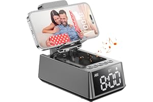 CHIFENCHY Birthday Gifts for Men Women, Cell Phone Stand Bluetooth Speaker with Anti-Slip Base, Hd Surround Sound, Cool Multi Functional Gadget, Unique Gift for Him, Her, Husband, Wife, Dad, Mom