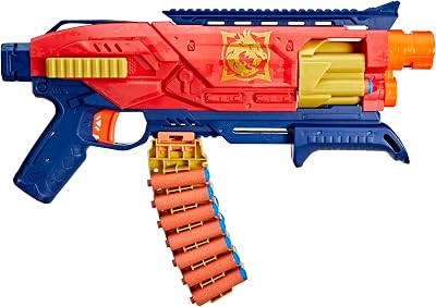 Loadout Shadowspeed Recon Blaster und 14 N1 Schaumstoff-Darts, Halterung zur Aufbewahrung, Outdoor-Spielzeug mit großer Reichweite und Geschwindigkeit, aktivität für Kinder ab 8 Jahren