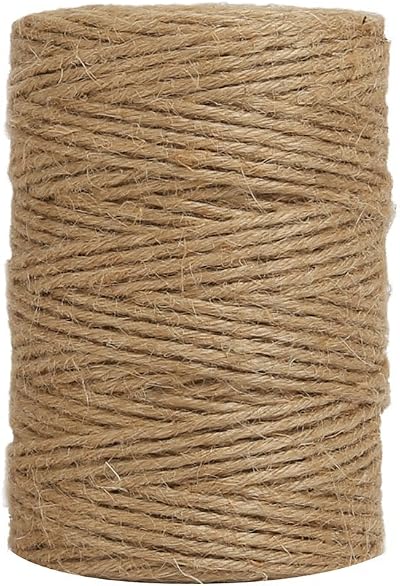 Tenn Well Natural Jute Twine 100m 2.3mm 6 Ply Brown Garden Crafts Gift Wrap