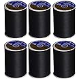 Coats & Clark Dual Duty All Purpose Thread 400 Yards Black 230-2 (6-Pack)