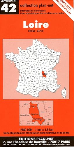 Download Carte routière : Loire PDF