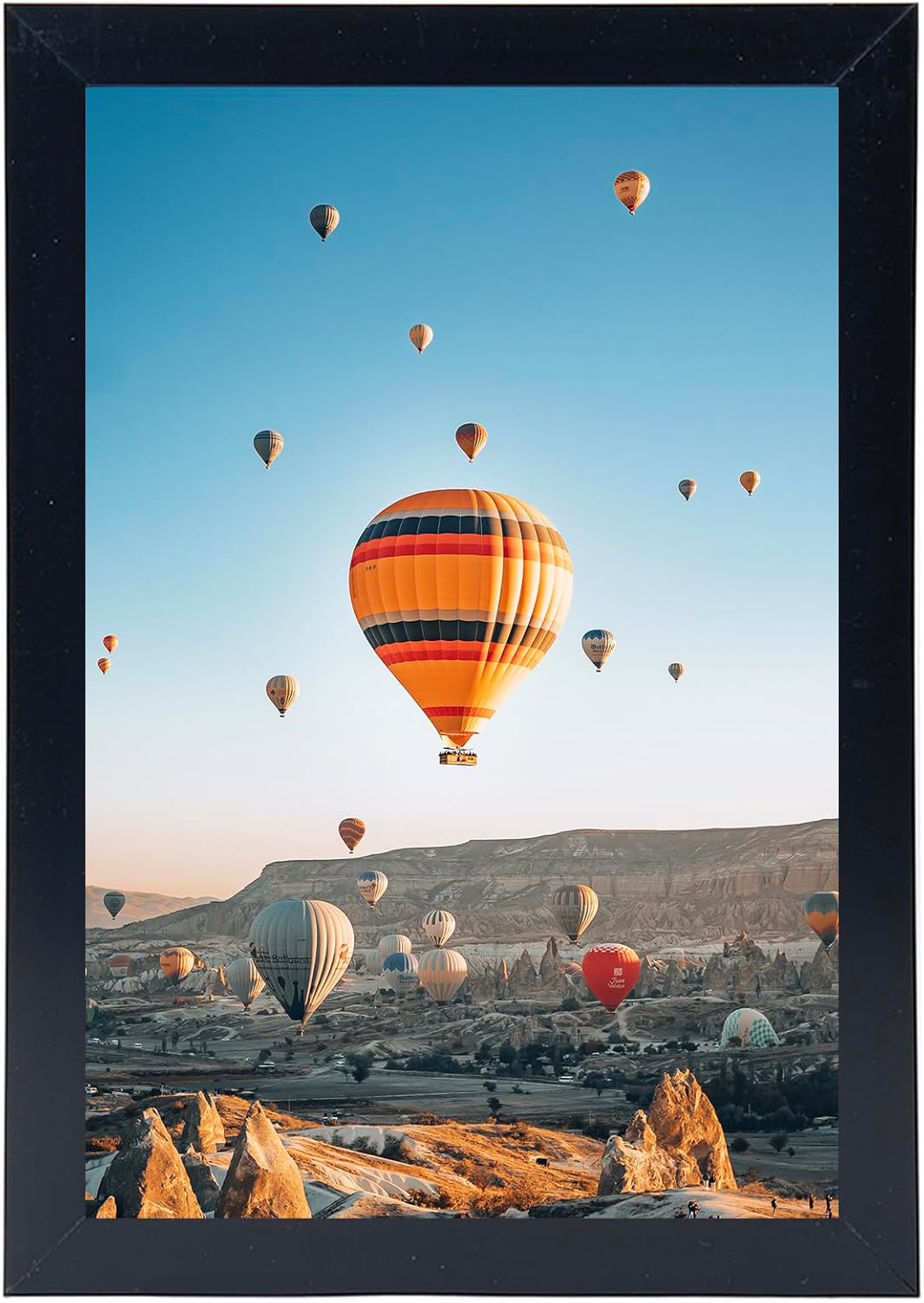 Photo Albums, Frames & Accessories - JCJMY 6x9 Picture Frame Black for Wall Hanging or Tabletop- Wall Mounting Horizontally or Vertically, 6 x 9 Wall Gallery Poster Photo Frame for 6 by 9 Photos, Black