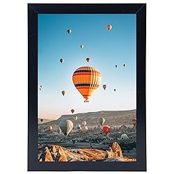 JCJMY 6x9 Picture Frame Black for Wall Hanging or