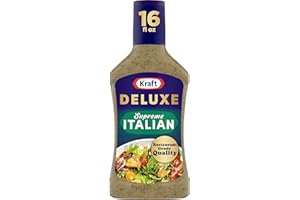 FIENOW Kraft Deluxe Supreme Italian Salad Dressing (16 oz Bottle)