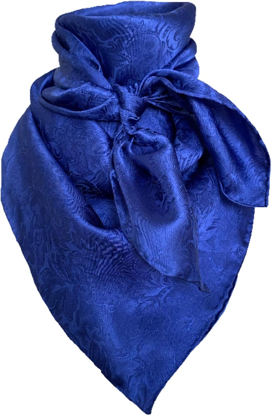 Wild Rag Solid Silk Scarf Jacquard Western Cowboy Buckaroo at Amazon
