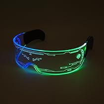 クトゥルフオイド イカリ ver.k TTF Neon color Amazon.com: XGOOD LED Glasses Futuristic Neon Sunglasses