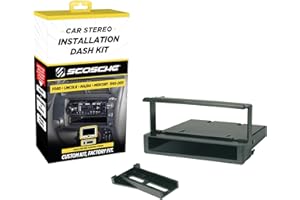 Scosche FD1423B Single DIN Radio Dash Kit Compatible with Select 1995-11 Ford, Lincoln, Mazda and Mercury Vehicles - Aftermarket Car Stereo Installation Kit - See Fit Guide in Images for Your Vehicle