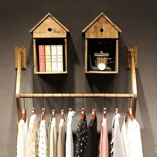 Perchero de pared para tienda de ropa | Percheros de pared, percheros