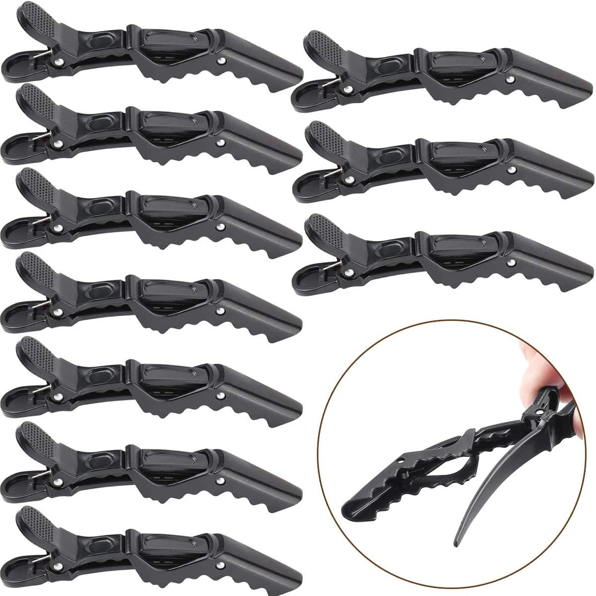 Crocodile Hair Clips Barrette,Professional Styling Hair Clips