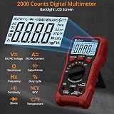 Neoteck 2000 Counts Digital Multimeter NCV LCD AC/DC Voltage Current view 2