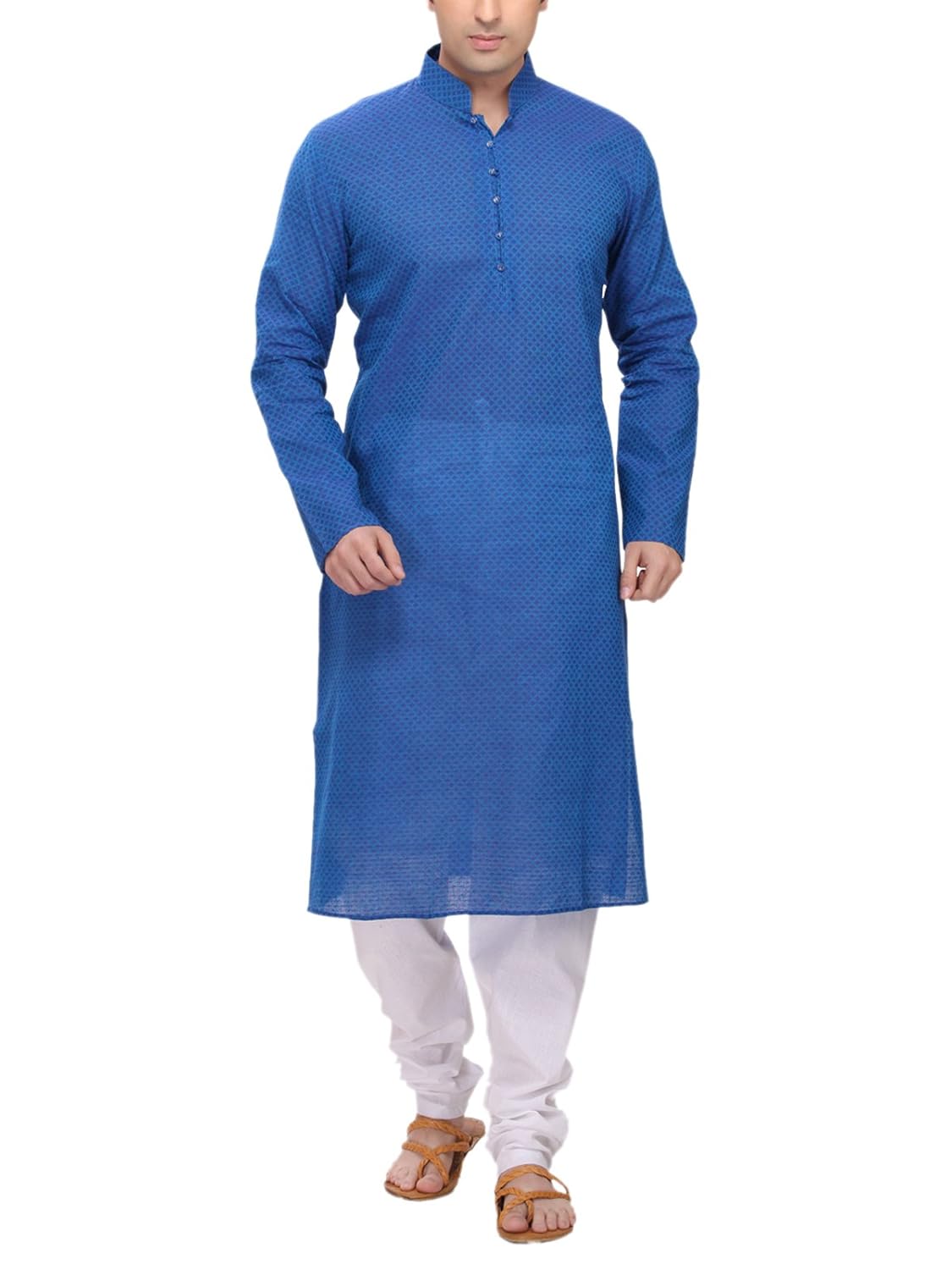 rg designers blue kurta pyjama set