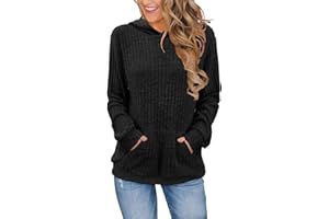 Bosmeer Womens Long Sleeve Shirts Kangaroo Pocket Fashion Hoodies Fall Pullover Sweatshirts