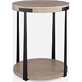 Uttermost 50003 Palisade - Round Side Table-24 Inches Tall and 19 Inches Wide