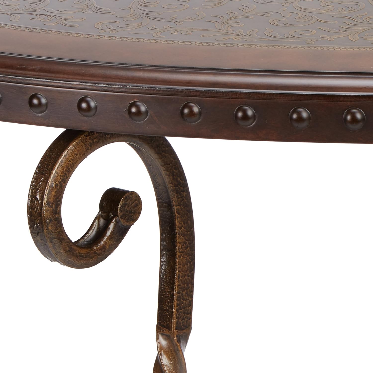 Vintage Brown Round Rafferty End Table Ashley Furniture Signature