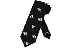 EAGLES WINGS Georgia Bulldogs"Prep" Men's Print Silk Tie