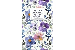 2027-2031 pocket calendar: 5 Year Monthly Pocket Planner ( January 2027 to December 2031 )