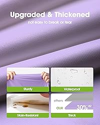 Pureegg Plastic Table Cloth Disposable 10 Pack, 54
