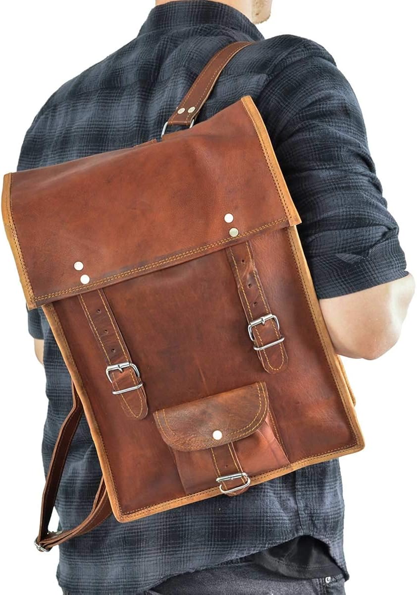 Gusti Leder nature Joe Borsa in cuoio a tracolla Zaino College Università  Spaziosa Capiente pratico elegante per la città ufficio U39 Zaini  urban-earth.co.uk