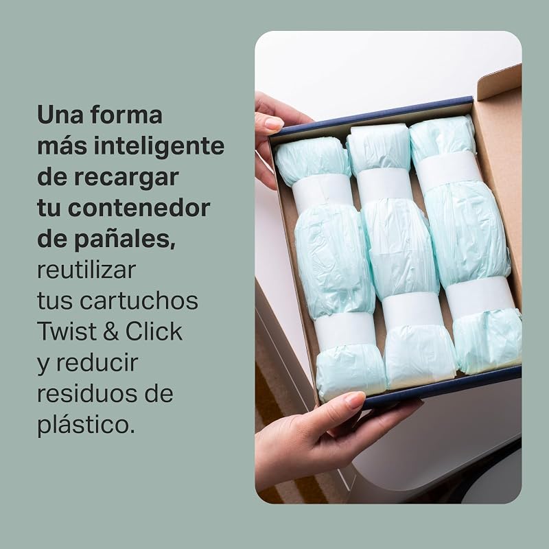 Sacos de substituição para o recipiente de fraldas Twist & Click
