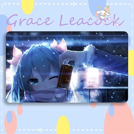 Amazon Graceleacock カードゲームプレイマット 遊戯王 プレイマット Vocaloid ボーカロイド 初音ミクhatsune Miku アニメグッズ Tcg万能 収納ケース付き アニメ 萌え カード枠なし 60cm 35cm 0 4cm トレカ 通販