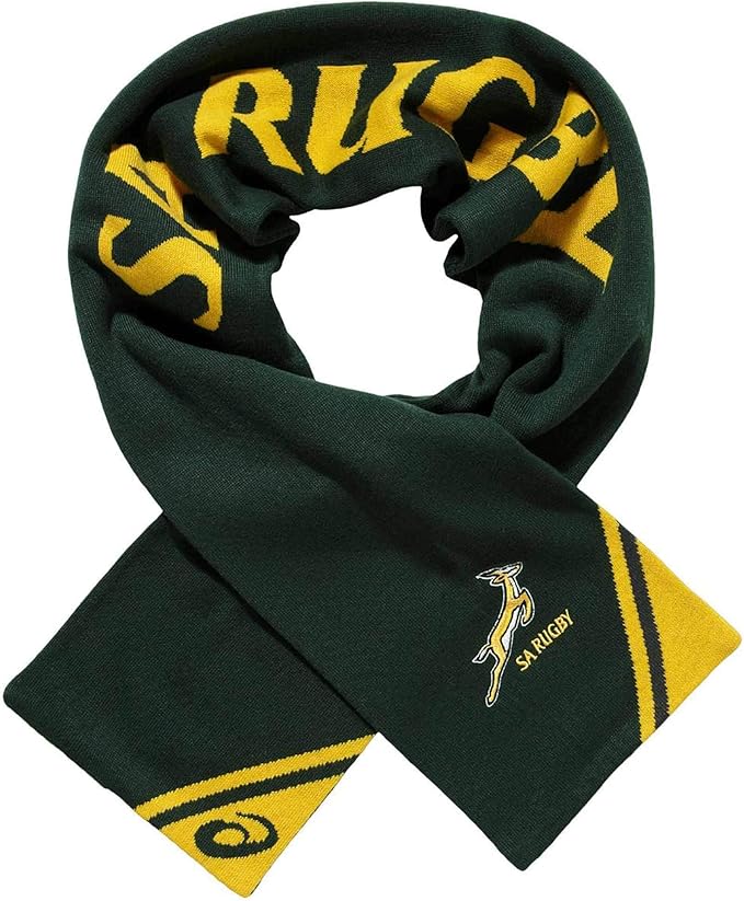 Springboks Official South Africa Rugby Fans Scarf (100 Acrylic