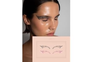 Leopard Wing Face Jewels ✮ Mercy London Cat Costume Accessories Face Gems Jewels All In One Halloween Headpiece Stick On