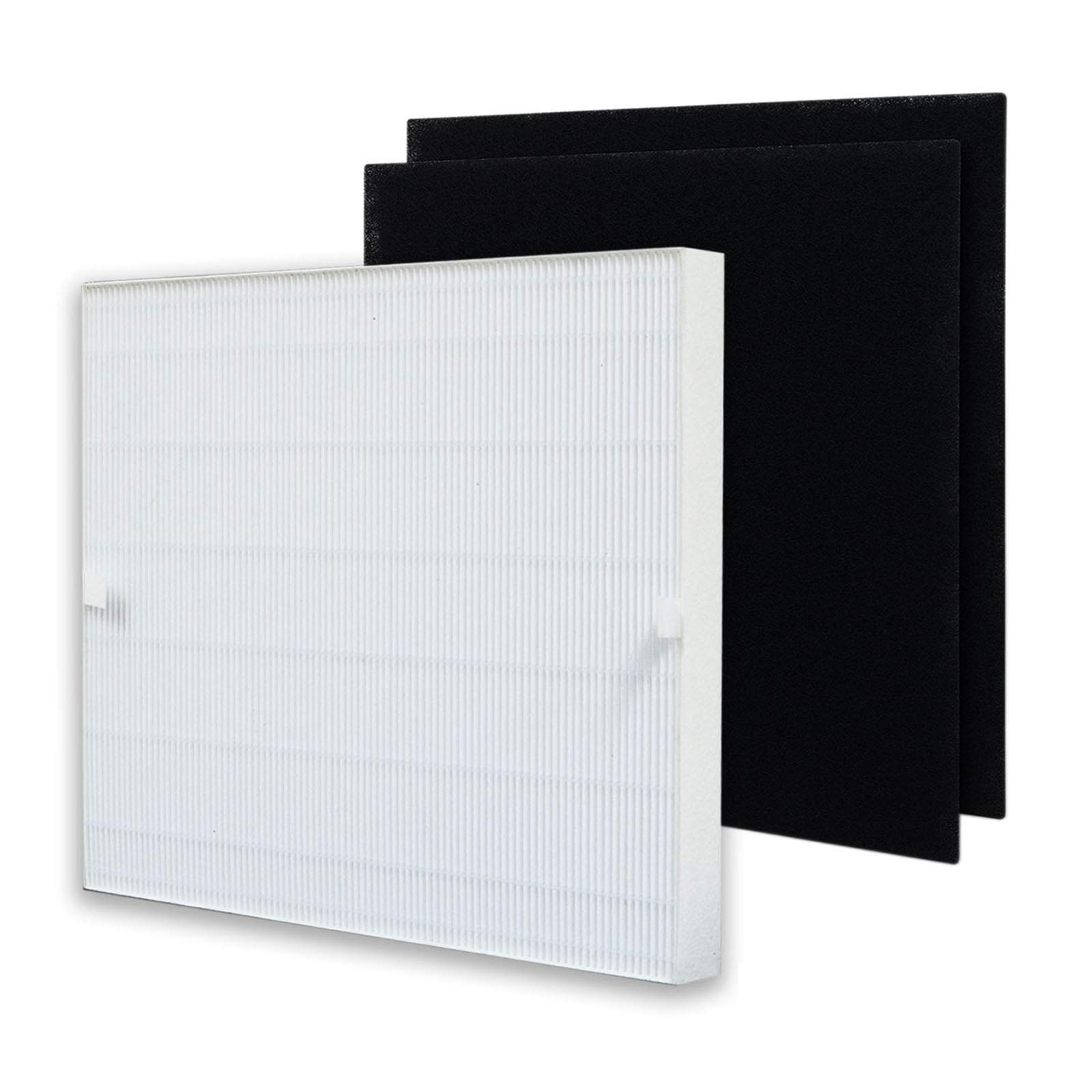 PUREBURG Replacement Filter Compatible with Coway AP-1512HH, AP-1518, AIRMEGA 200M Mighty Air Purifier, H13 True HEPA Activated Carbon Pre-Filters For Air Clean Dust VOCs Odor