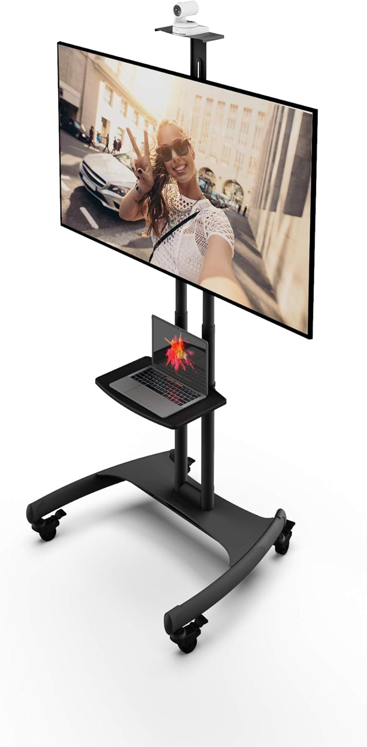 Kanto MTM65PL Mobile TV Stand with Mount for 37 to 65 inch Flat Panel