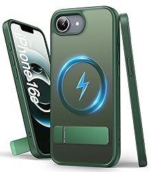 SIXBOX Magnetic for iPhone 16e Case, Built-in Stand