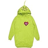 Dr. Seuss GRINCH Women's Grow Your Heart 3 Sizes Adult Hooded Costume Sleep Pajama Nightshirt