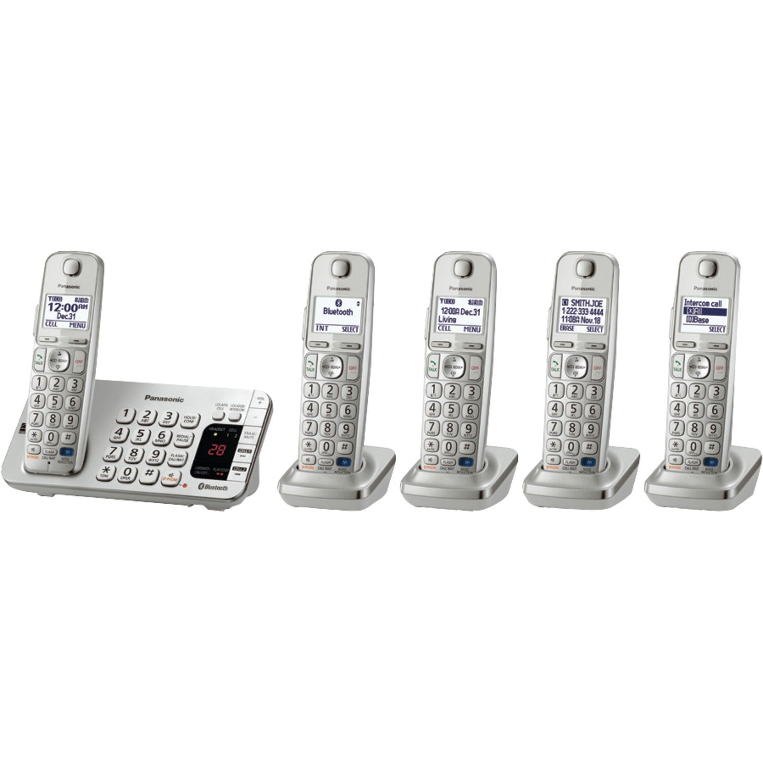 Panasonic KX-TGE275S 5-Cordless 