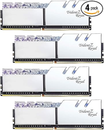 G Skill Trident Z Royal Series Ddr4 32 Gb 4 X 8 Gb Dimm 288 Pin Ungepuffert At Amazon Com