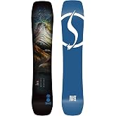 Never Summer Nokhu Men's Directional Snowboard | Freeride, Powder, Flex 5/10, Triple Camber Hybrid, Carbon Reinforced, Sintered Base, R.I.P. Edge-Hold, All-Mountain