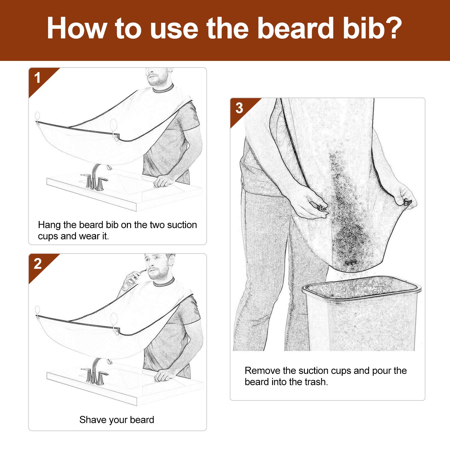 SENWOW Beard Grooming kit, Shape Tool Shaping Trimming Shaving Template for Men