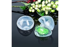Xthuge Pacifier Box,Pacifier Case,Pacifier Holder Case,Pacifier Clip,Pacifier Container for Travel,BPA Free,Pacifier Accessories 2 Pack Transparent
