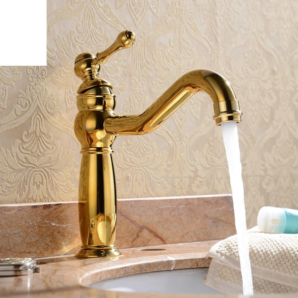 Europäische antike warmen und kalten Wasserhähne/Alle Kupfer Badezimmer