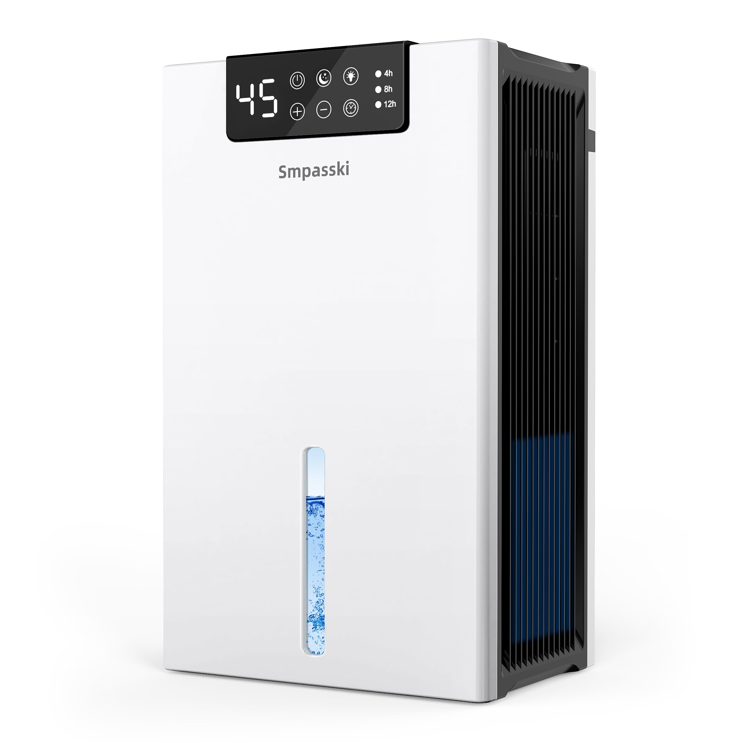 Photo 1 of Dehumidifier, (1000sq.ft) Dehumidifiers for Home, 98 OZ Dehumidifier Washable Air Filter, Dehumidifiers for Basement, Bedroom, Bathroom with Drain Hose, Auto Shut Off, Timer Setting, White