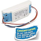 Chanzon LED Driver 600mA (Constant Current Output) 30V-57V (In: 100-240V AC-DC) (10-18)x3W 20W 30W 36W 45W 54W Power Supply 6