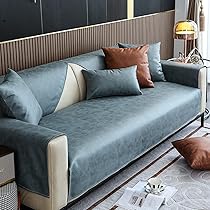 Amazon.com: XSlive Faux Leather Waterproof Couch Sofa Cover