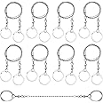 NOVWANG 9 Pcs Wire Survival Saw, Stainless Steel Cable Hand Pocket String Rope for Emergency Camping, PVC Pipe Cutting, Trees & Wood - 28.7 Inch, Silvery