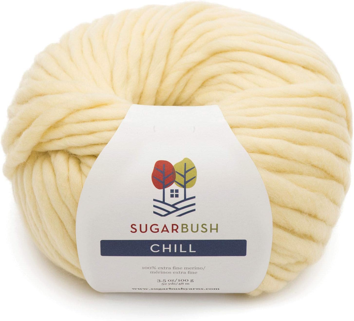 Sugar Bush Yarn Chill Extra Bulky Weight, Yellow Knife