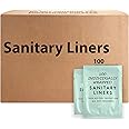 100 Pack Bulk Panty Liners for Homeless, Hospitals | Long Panty Liners for Postpartum, Incontinence, Menstruation Bulk Individually Wrapped Liners for Women
