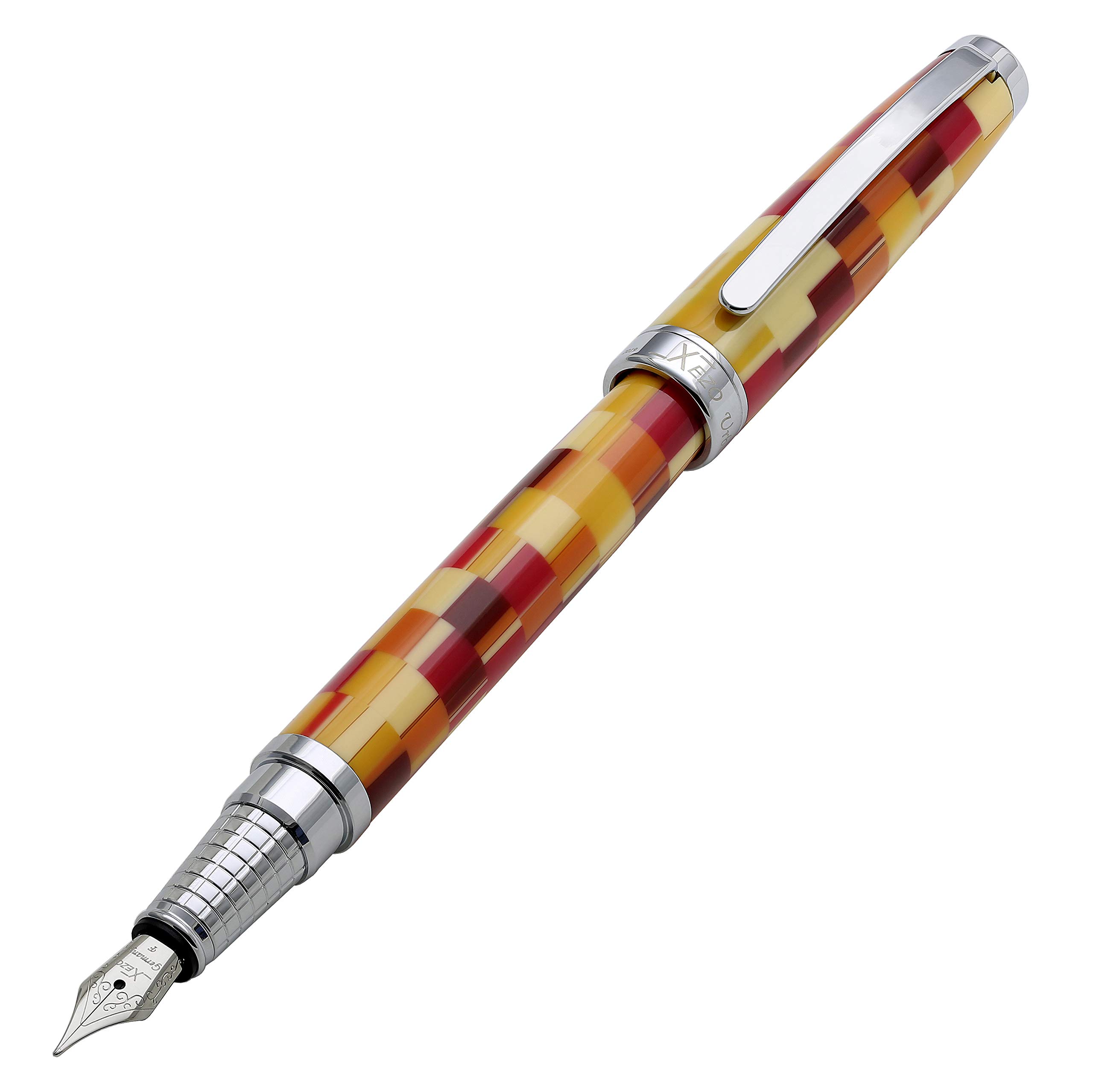 Xezo Urbanite Red Retro-Style Serialized Fine Fountain Pen (Urbanite Red F)