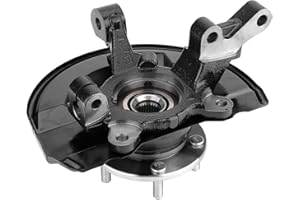 RICMJEND Front Steering Knuckle & Wheel Bearing Hub Assembly For Dodge Caliber 2007-2012,Jeep Compass 2007-2017,Patriot 2007-2017,Left Driver Side Replaces # 698-411,5085703AF,5085703AG, 5085703AH