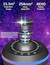 [6th Gen Upgraded] Planetarium Galaxy Projector, 13